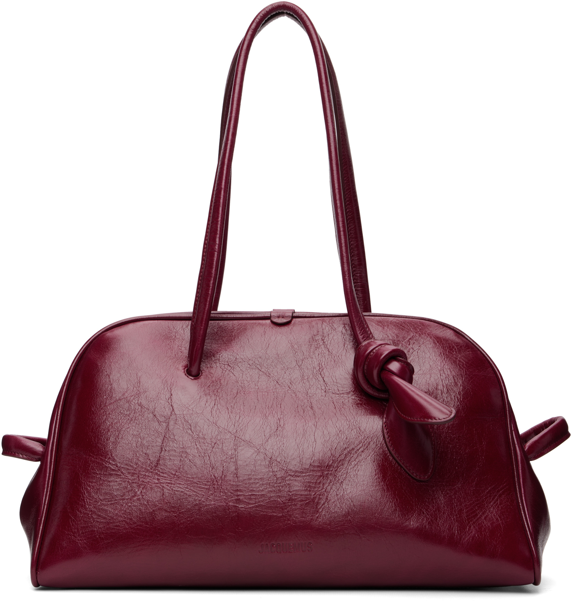 JACQUEMUS Burgundy 'The Turismo' Bag | SSENSE