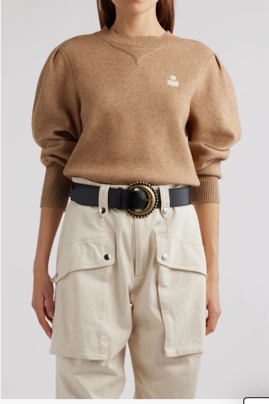 Isabel marant Kelaya Balloon Sleeve Sweater - thinking this will be apart of my fall capsule wardrobe. Cute casual or can be a bit dressed up. I used to wear the Isabel marant moby sweatshirt non stop 

#LTKStyleTip #LTKTravel #LTKSeasonal