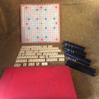 Vintage Scrabble Board Game, Complete - Deluxe Case Hard Plastic Letter Tiles, Instructions, 1953 | Etsy (US)