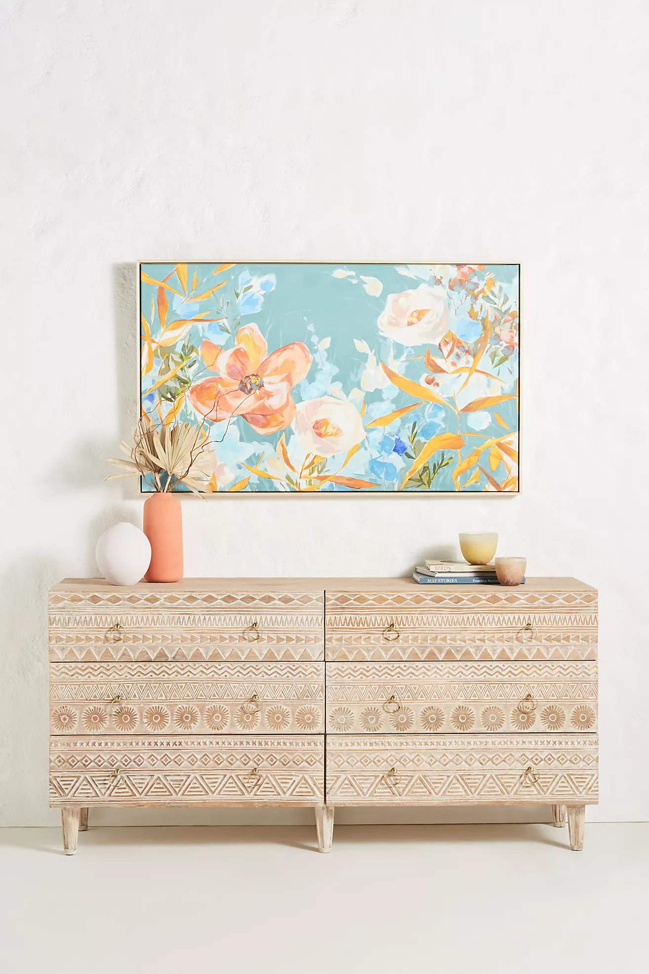 Handcarved Delhi Six-Drawer Dresser | Anthropologie (US)