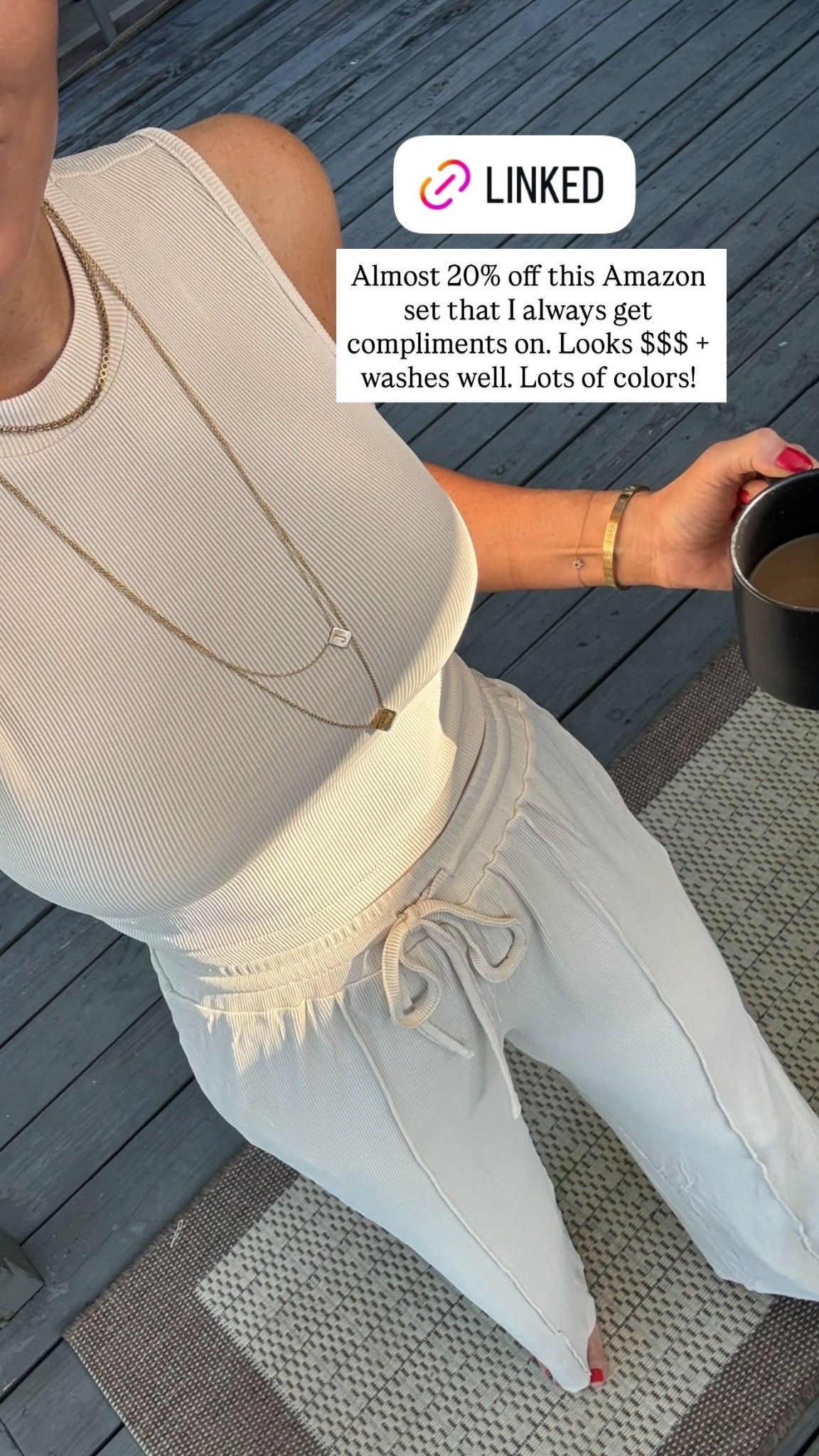 Almost 20% off this Amazon set that I always get compliments on. Looks $$$ + washes well. Lots of colors!

#LTKSaleAlert #LTKBump #LTKootd