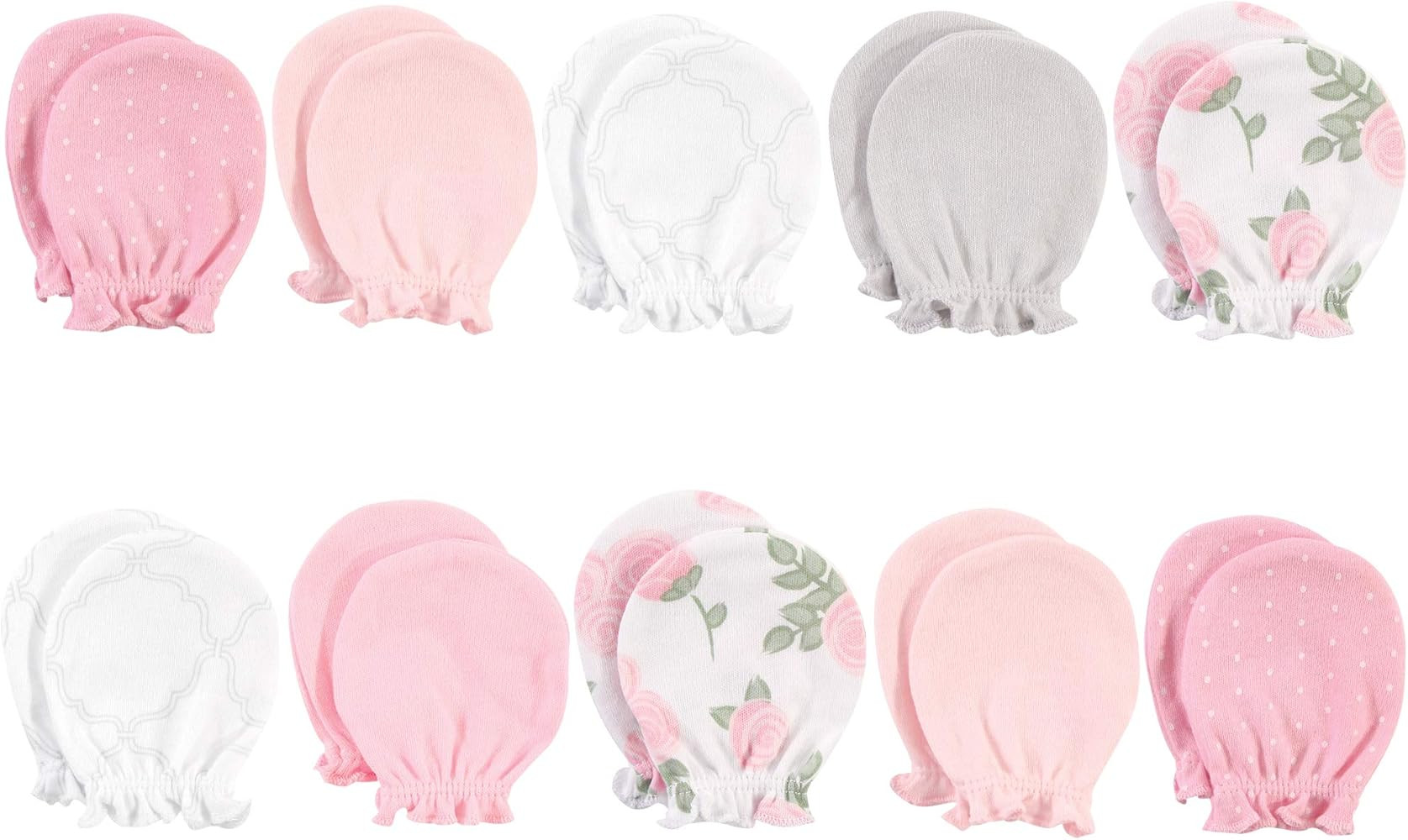 Hudson Baby Unisex Baby Cotton Scratch Mittens | Amazon (US)