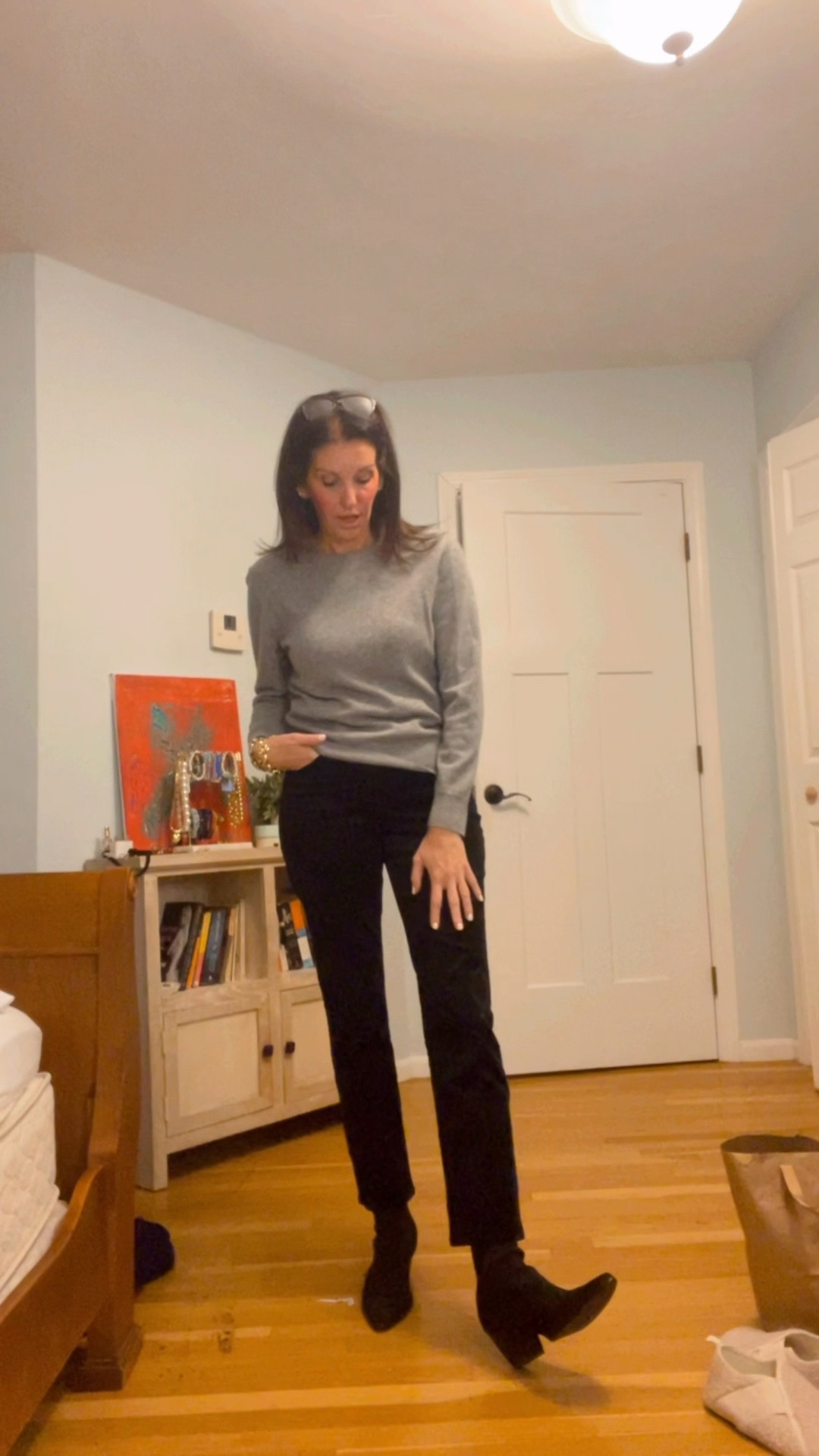 🍂**Teacher Style on a Budget!**🍂
Channeling classic fall vibes in this cozy gray Quince Mongolian cashmere crewneck—on major sale for just $50! 😍 Soft, warm, and perfect for layering in the classroom.
Paired it with my go-to J.Crew Factory straight-leg corduroys, also on sale 🎉 (love the structured fit + seasonal texture), and finished the look with these fun Three People “Almost Western” boots for a subtle touch of flair 👢✨
Comfortable and polished — ideal for long days on your feet teaching middle schoolers!
🖤 Everything linked on my LTK! #LTKSale #TeacherStyle #FallOutfit #CashmereOnABudget #JCrewFactoryFinds #QuinceCashmere #ComfyChic #WesternBoots

#LTKFindsUnder50 #LTKFindsUnder100 #LTKOver40