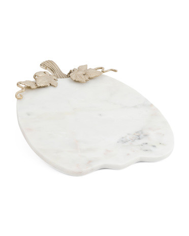 Xl Pumpkin Marble Platter | TJ Maxx