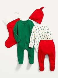 Unisex Christmas Layette 5-Piece Set for Baby | Old Navy (US)