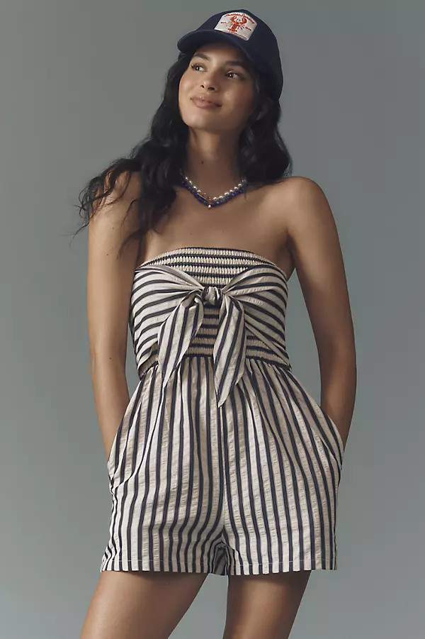 Bishop + Young Elva Strapless Romper | Anthropologie (US)