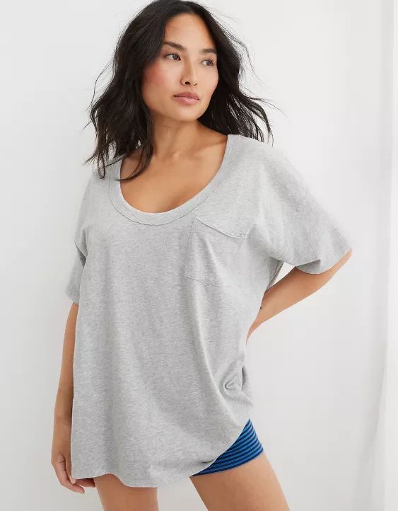 Aerie Voop Oversized Boyfriend T-Shirt | American Eagle Outfitters (US & CA)