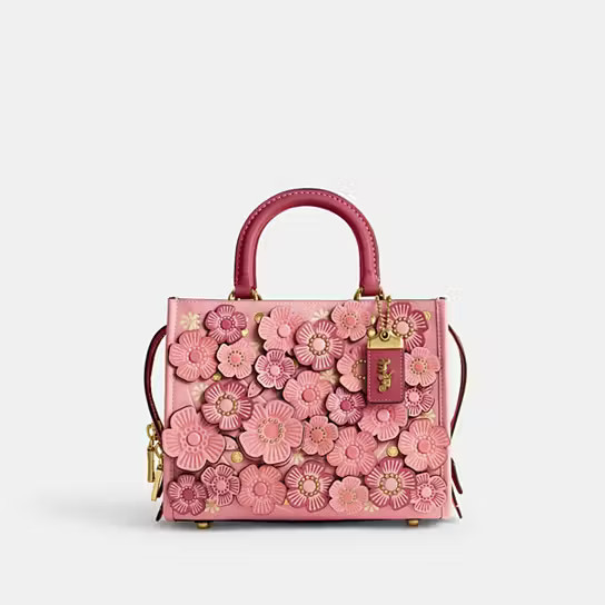 Rogue 25 In Colorblock With Tea Rose | Coach (US)
