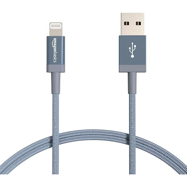 Amazon Basics New Release Nylon USB-A to Lightning Cable Cord, MFi Certified Charger for Apple iPhon | Amazon (US)