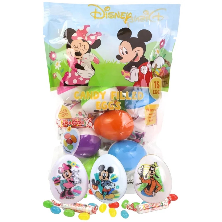 Galerie Disney Pre-Filled Easter Eggs, Candy Inside, 15 Total Eggs, 2.12 Ounces | Walmart (US)