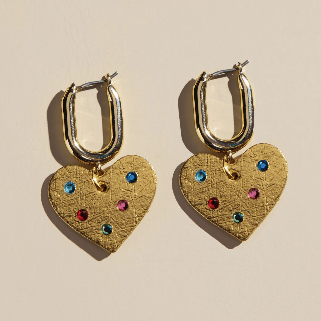 Vintage Gold Jeweled Quinn | Nickel and Suede