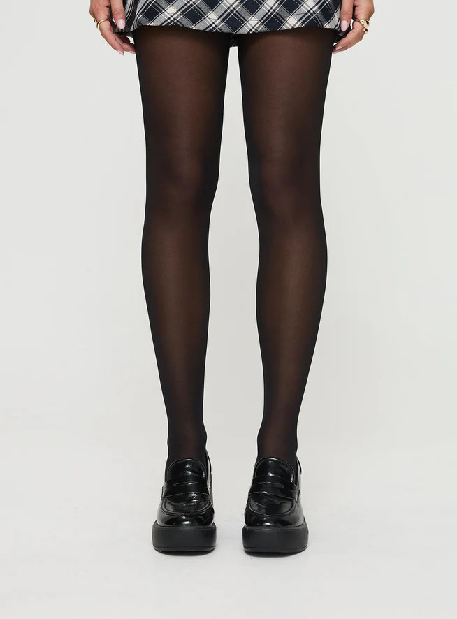 Gravin Sheer Stockings Black | Princess Polly AU