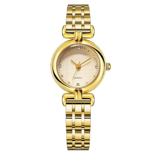 findtime Gold Watches for Women Ladies Watches Gold Watch Womens Watch Dainty Gold Watch Bracelet Watch Fashion Watches for Women, Gold-Gold | Amazon (US)