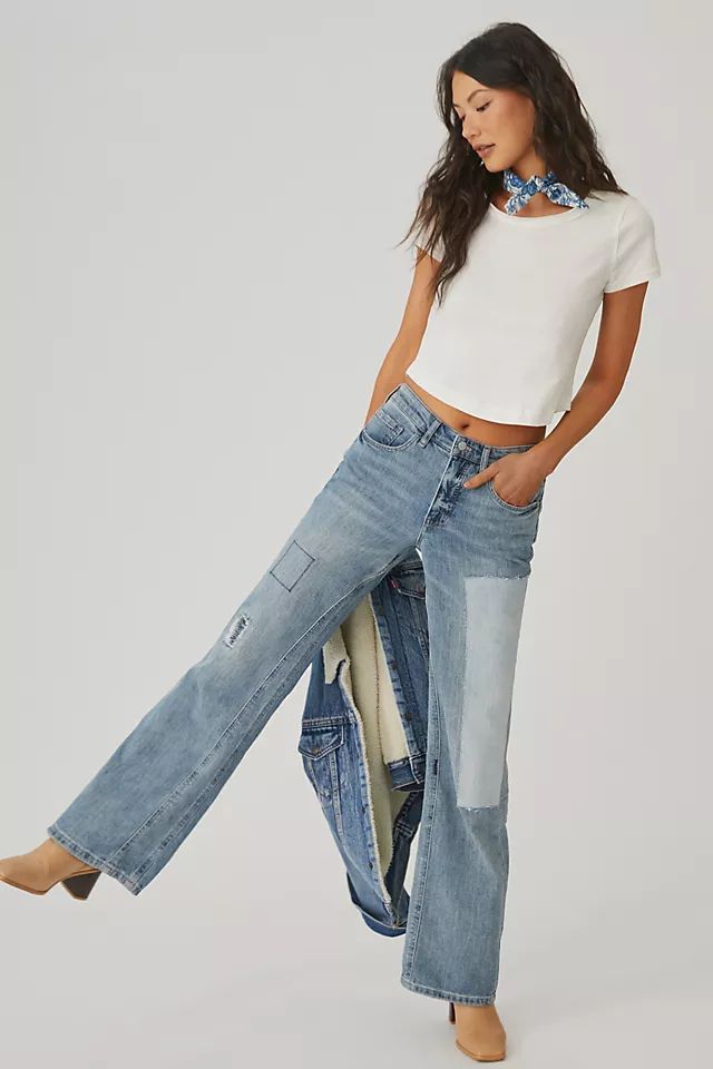Pilcro The Laidback Flare Jeans | Anthropologie (US)