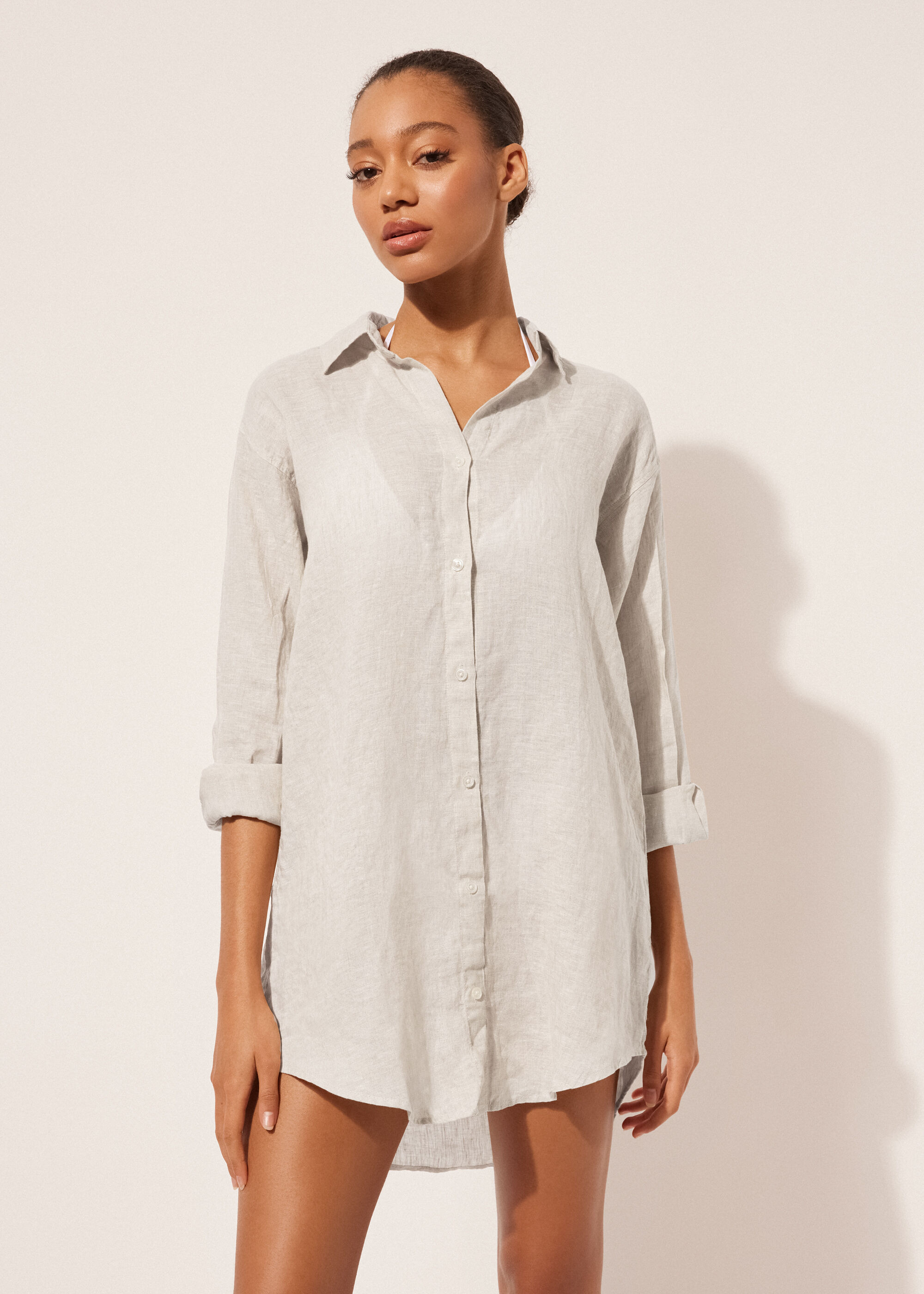 Linen Shirtdress | Calzedonia US