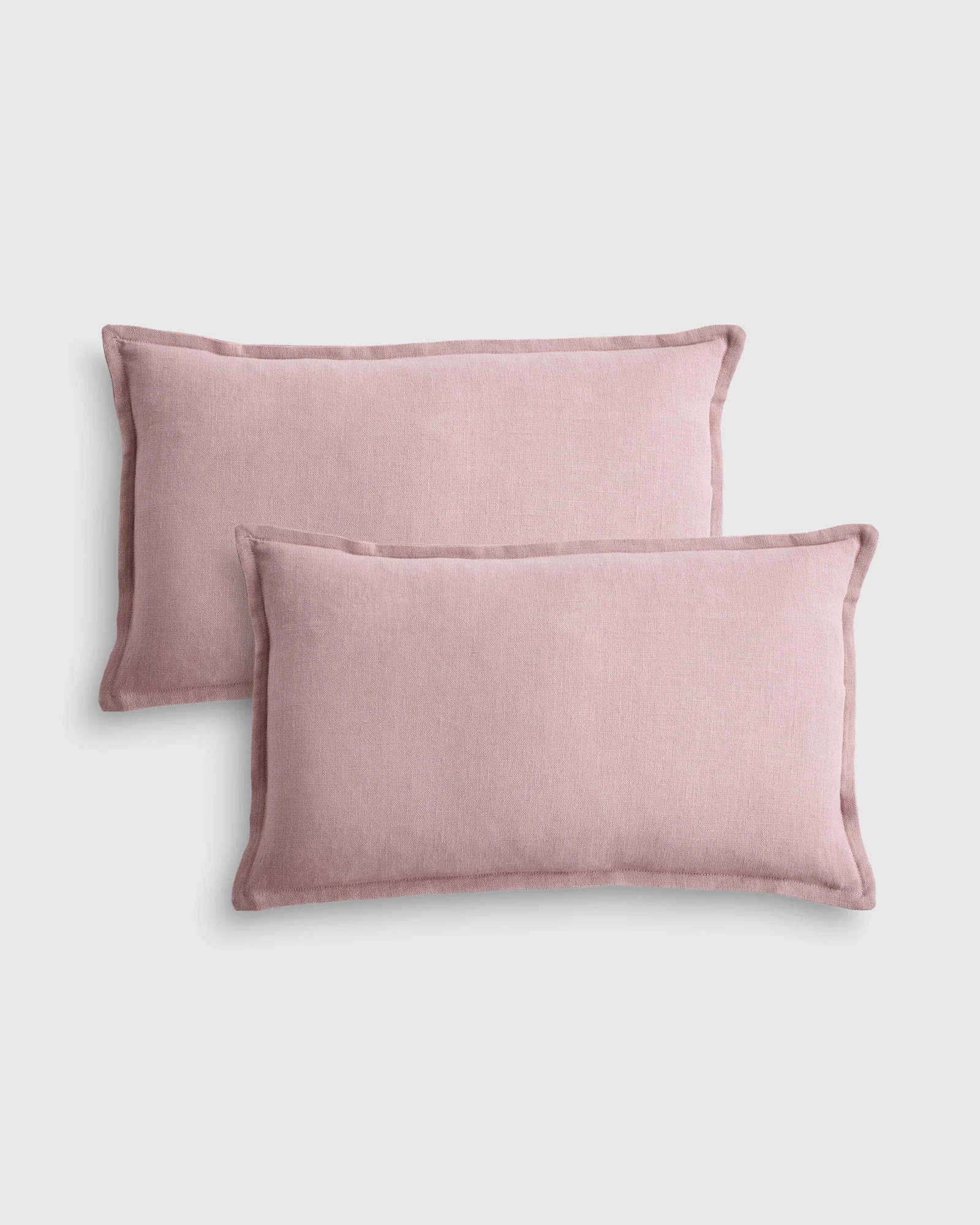 European Linen Flange Edge Pillow Cover (Set of 2) | Quince