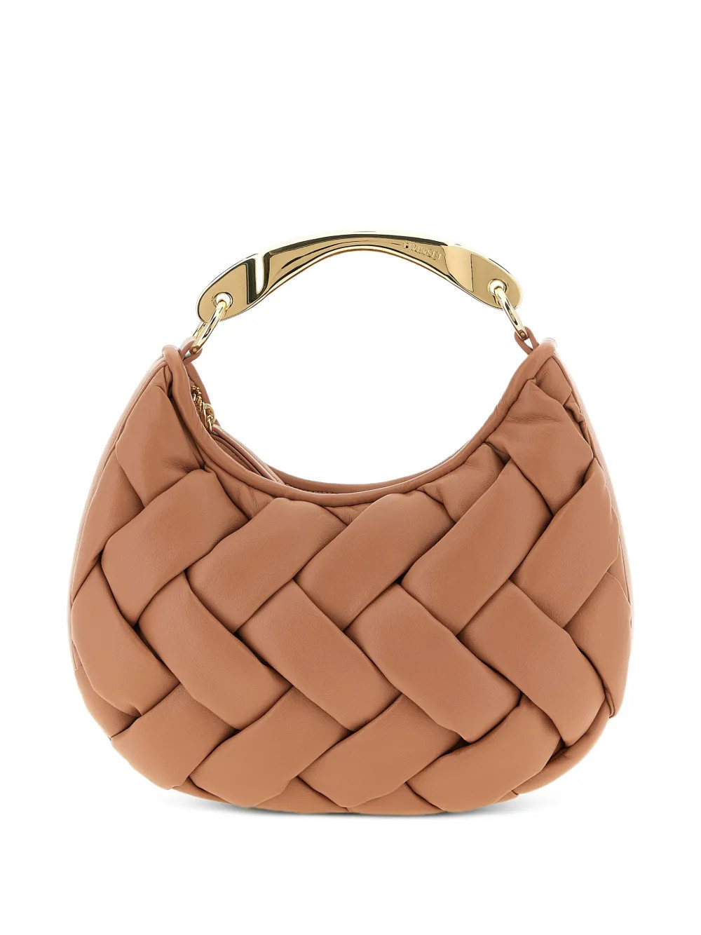TWINSET Weaved leather-effect tote bag - Pink | Farfetch Global