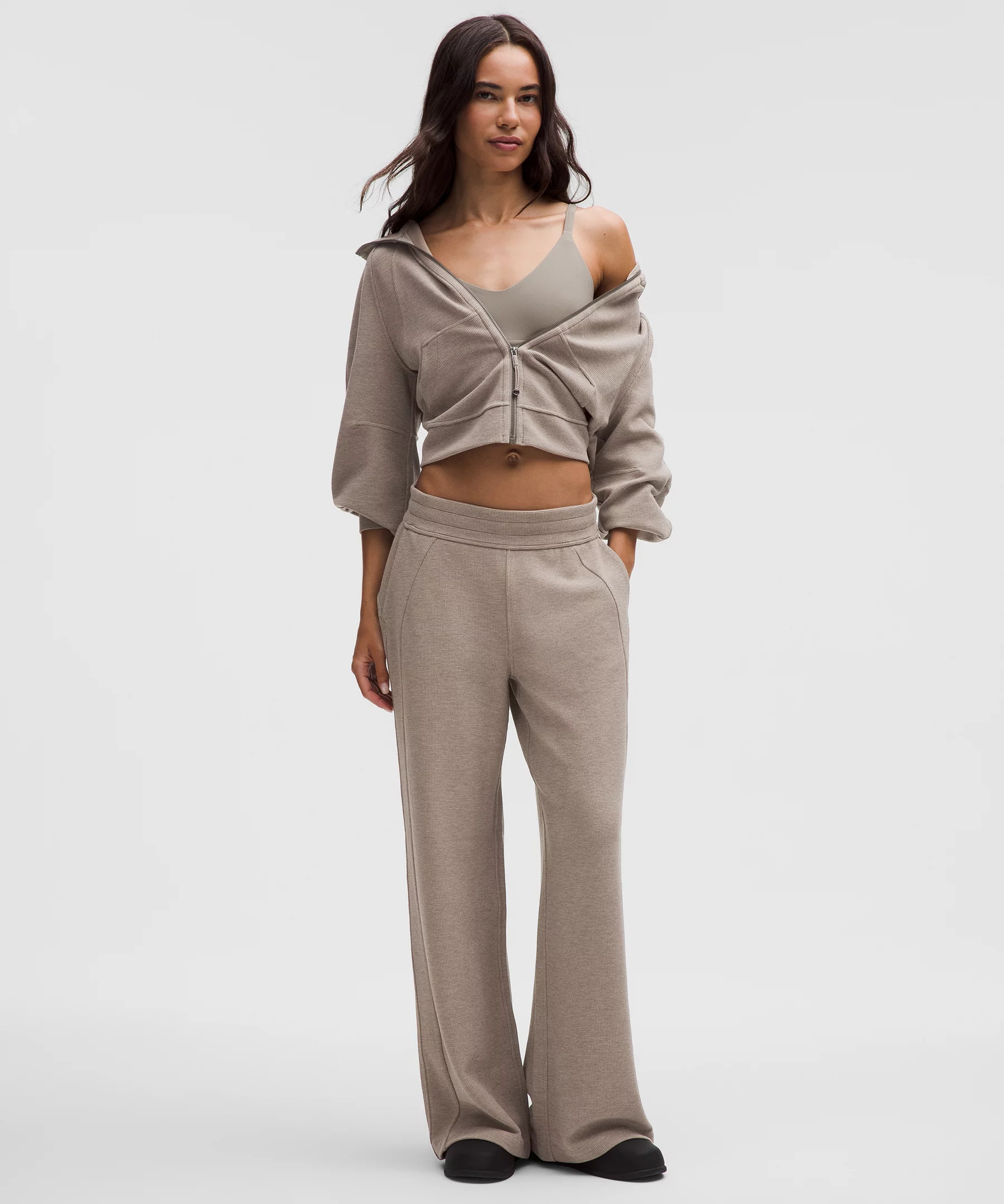Scuba Mid-Rise Wide-Leg Pant *Waffle | Women's Sweatpants | lululemon | Lululemon (US)