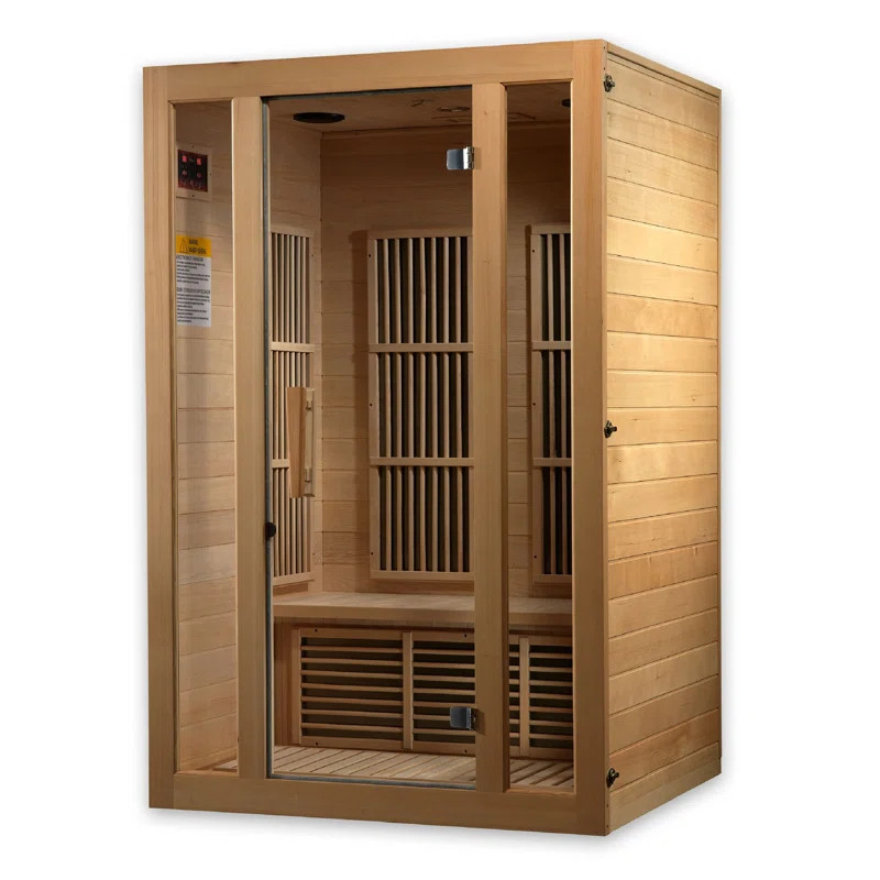 Dynamic Infrared 2 - Person FAR Infrared Sauna in Hemlock | Wayfair North America