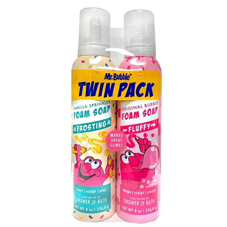 Mr. Bubble Foam Soap Twin Pack, Rotating Colors and Scents, 16 oz. | Walmart (US)