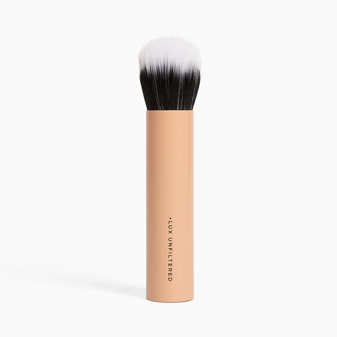 + Lux Unfiltered - Face Blending Brush for Makeup - Blush, Bronzer, Contour, and Foundation Brush... | Amazon (US)