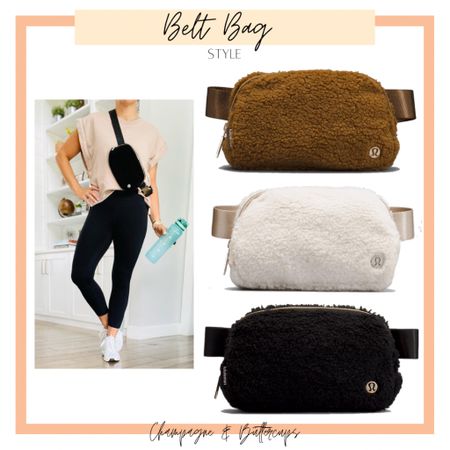 ✨My FAVORITE belt bag for fall and winter. The teddy or sherpa material adds so much texture to your look. These SOLD OUT last year and were so hard to get. I lucked out and found one in a pop up shop. So grab one while you can!!

#lululemon #lululemonbeltbag #beltbag #teddybeltbag #sherpabeltbag #falloutfit #fall #fallstyle #travelbag

#LTKitbag #LTKSeasonal #LTKtravel