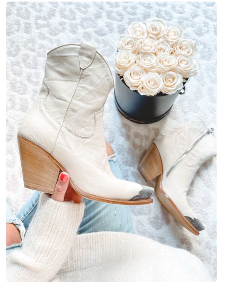Free people brayden western cowgirl white boots



#LTKshoecrush #LTKstyletip #LTKSeasonal