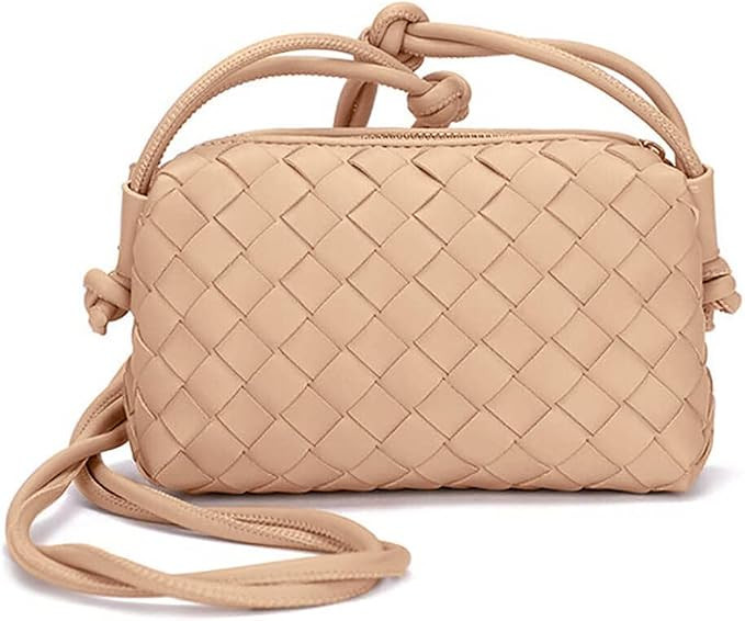 Small Crossbody Shoulder Bag for Women, Mini Camera Bag Card Holder Wallet Purse and Hand-Woven H... | Amazon (US)