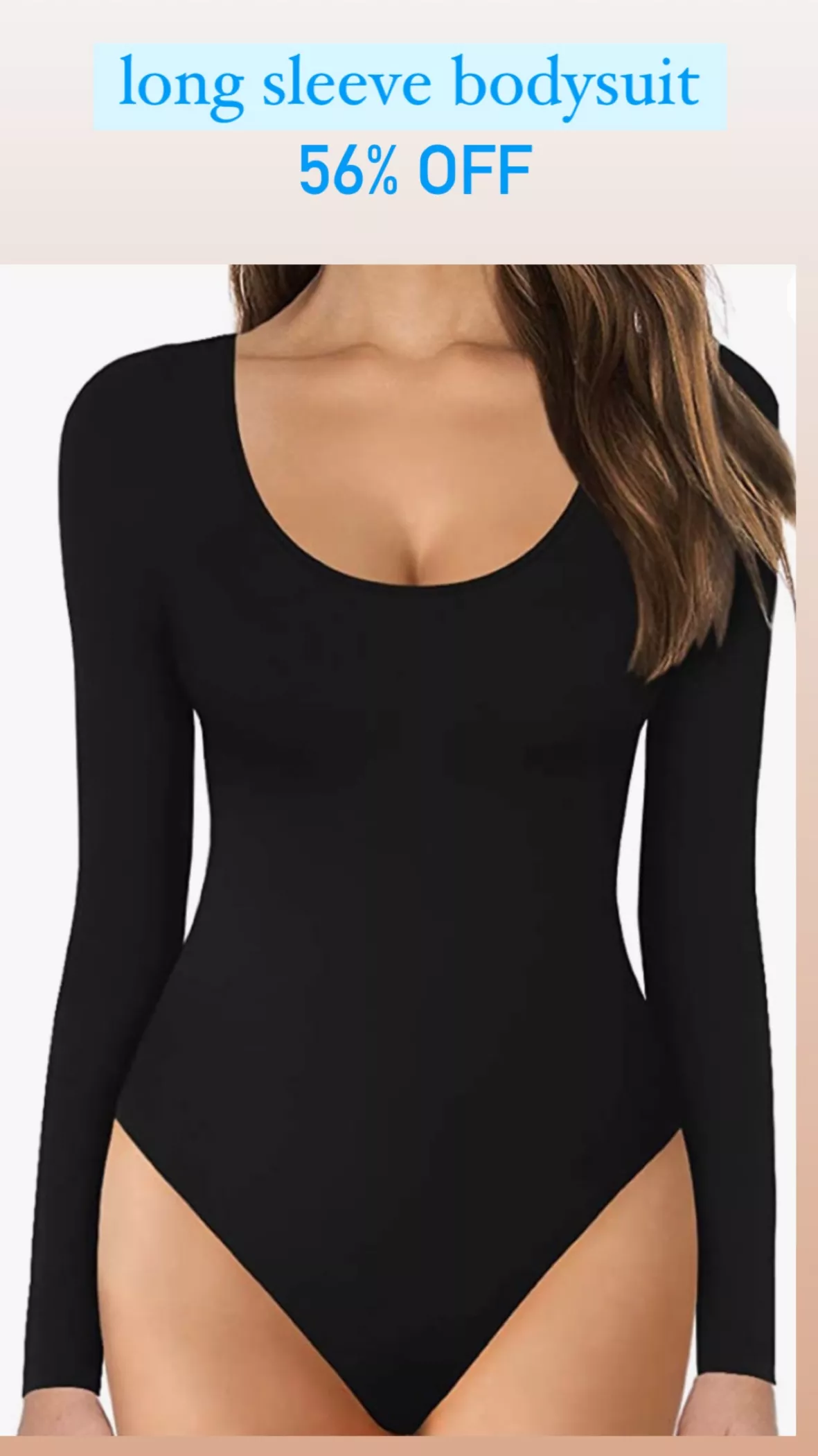 Long Sleeve Scoop Neck Bodysuit curated on LTK