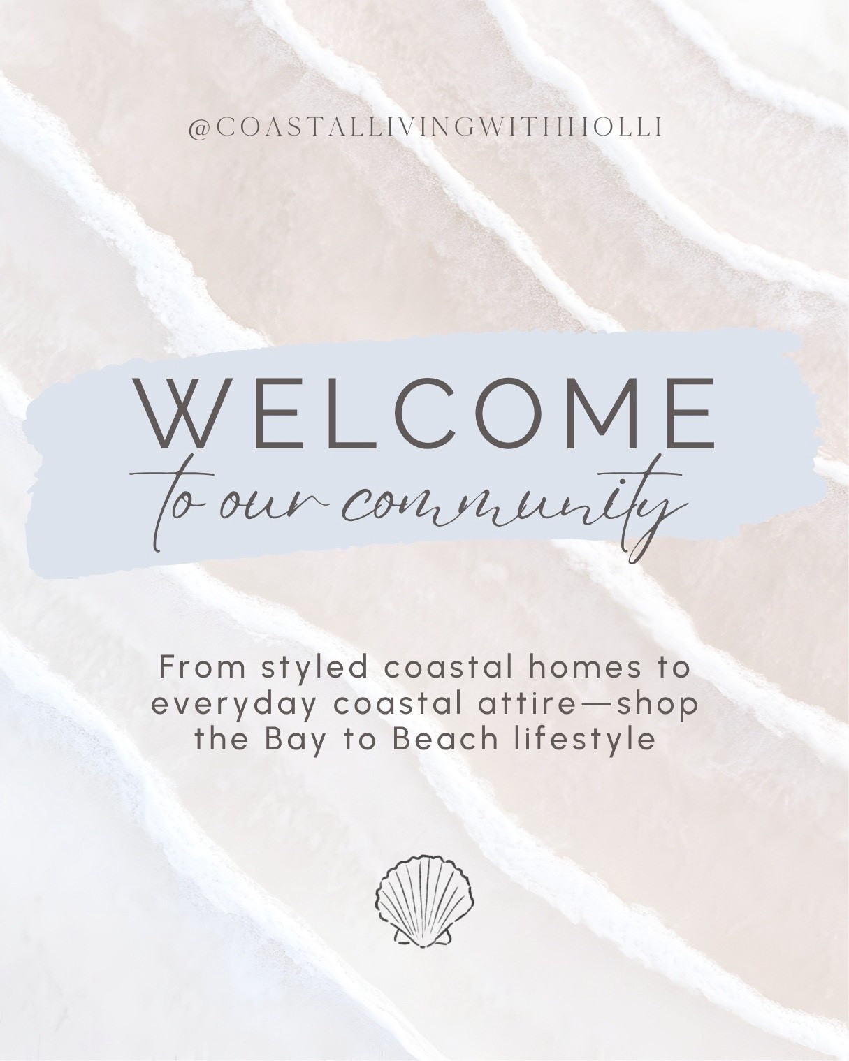 ✨ Curated Coastal Living ✨
Welcome to our community! Here you’ll find all things coastal—styled beach houses, everyday coastal attire, home accents, seasonal décor, and lifestyle must-haves. Everything is thoughtfully curated to help you live the Bay to Beach lifestyle with ease. 🌊

Double tap ❤️ if you’re excited for what’s to come and follow along for daily inspiration + shoppable finds.

#CoastalStyle #BaytoBeach #CoastalLiving #HomeStyle #BeachHouseDecor #CoastalVibes #LTKStyle

#LTKHome #LTKSaleAlert #LTKFindsUnder100