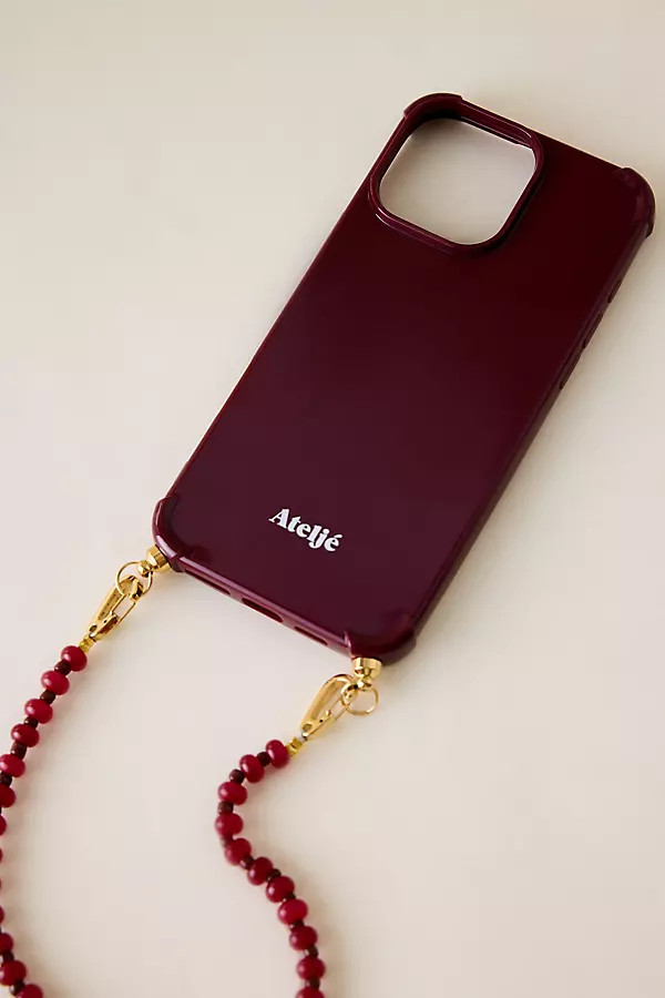 Ateljé Bold Burgundy Phone Case | Anthropologie (UK)