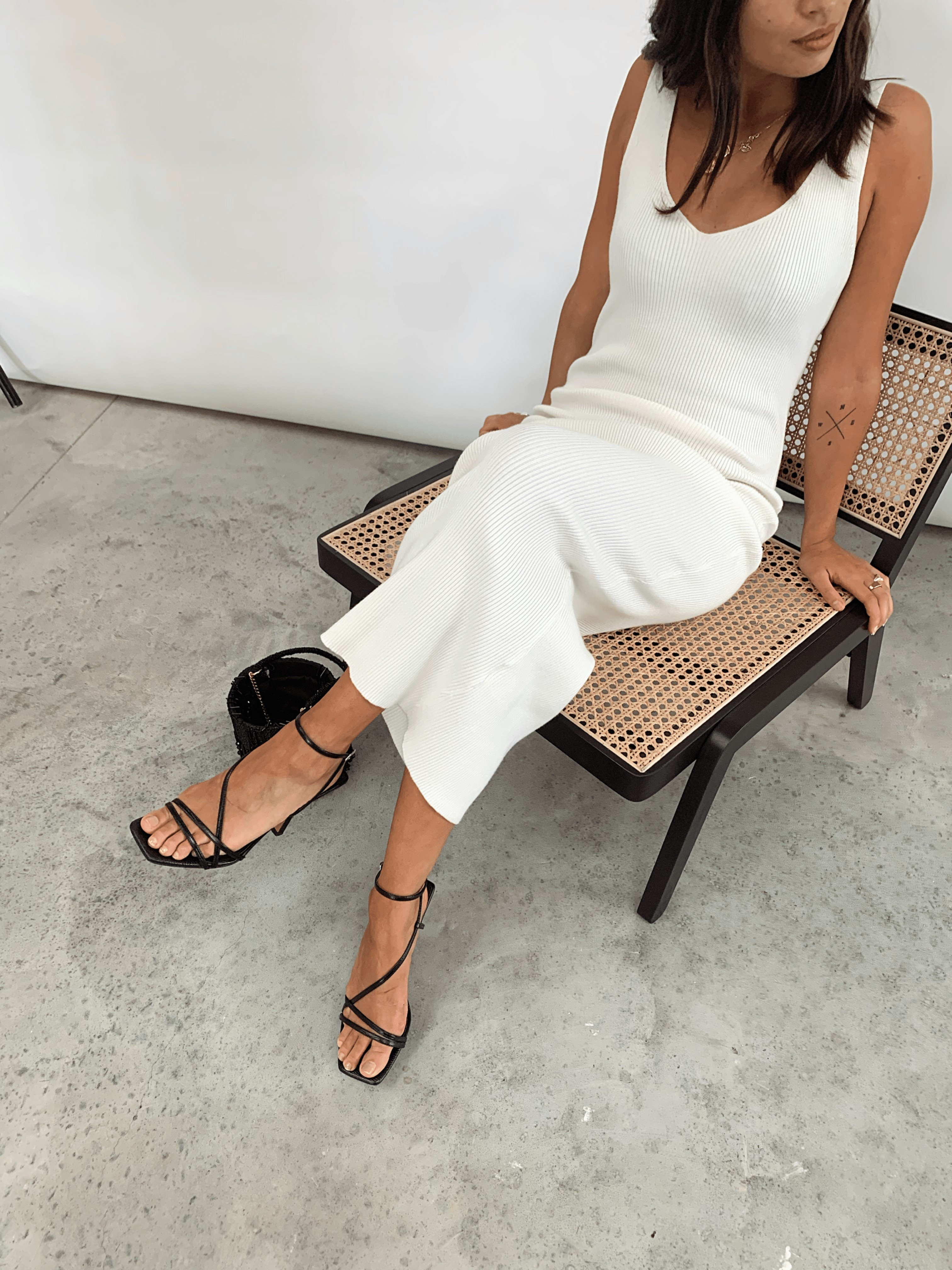 Lara Ribbed Midaxi Dress | Pretty Lavish (UK)