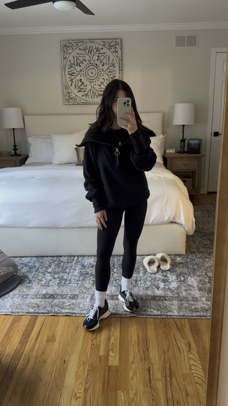 What I wore today, casual mom outfits, Athleisure wear look, fitness outfit, new balance sneakers, varley pullover 

#LTKshoecrush #LTKfitness #LTKMostLoved