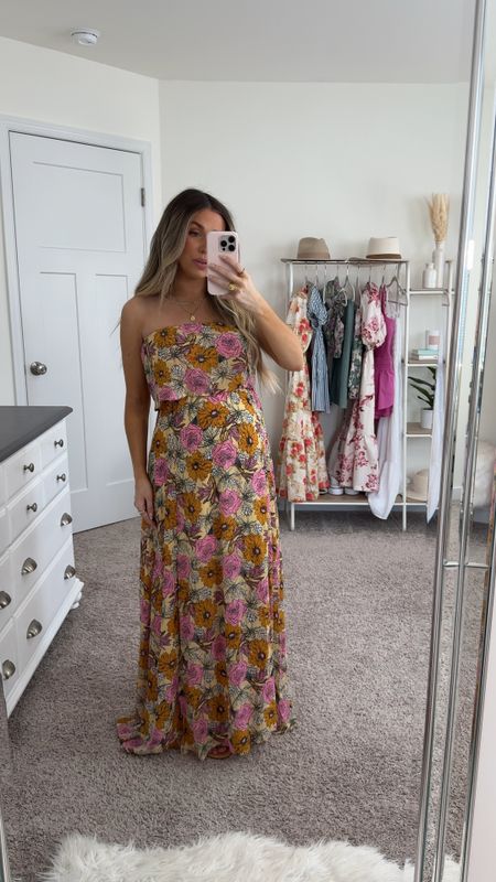 a non maternity but bump friendly maxi dress from Amazon! Love how breezy and easy this is to wear 🫶🏼 will be perfect for spring and summer! Wearing a size small & im 5’2! 

#LTKbump #LTKfindsunder50 #LTKstyletip