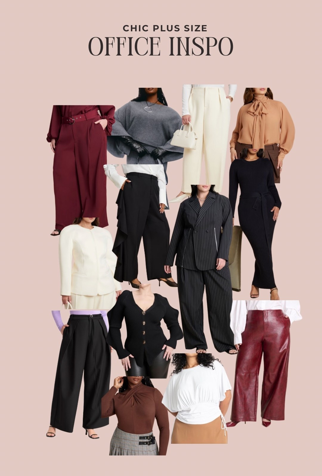 Plus size office outfit inspo.. so may cute new chic pieces from Eloquii!! 

I wear a size 26 in Eloquii trousers 

#LTKmodest #LTKplussize #LTKworkwear