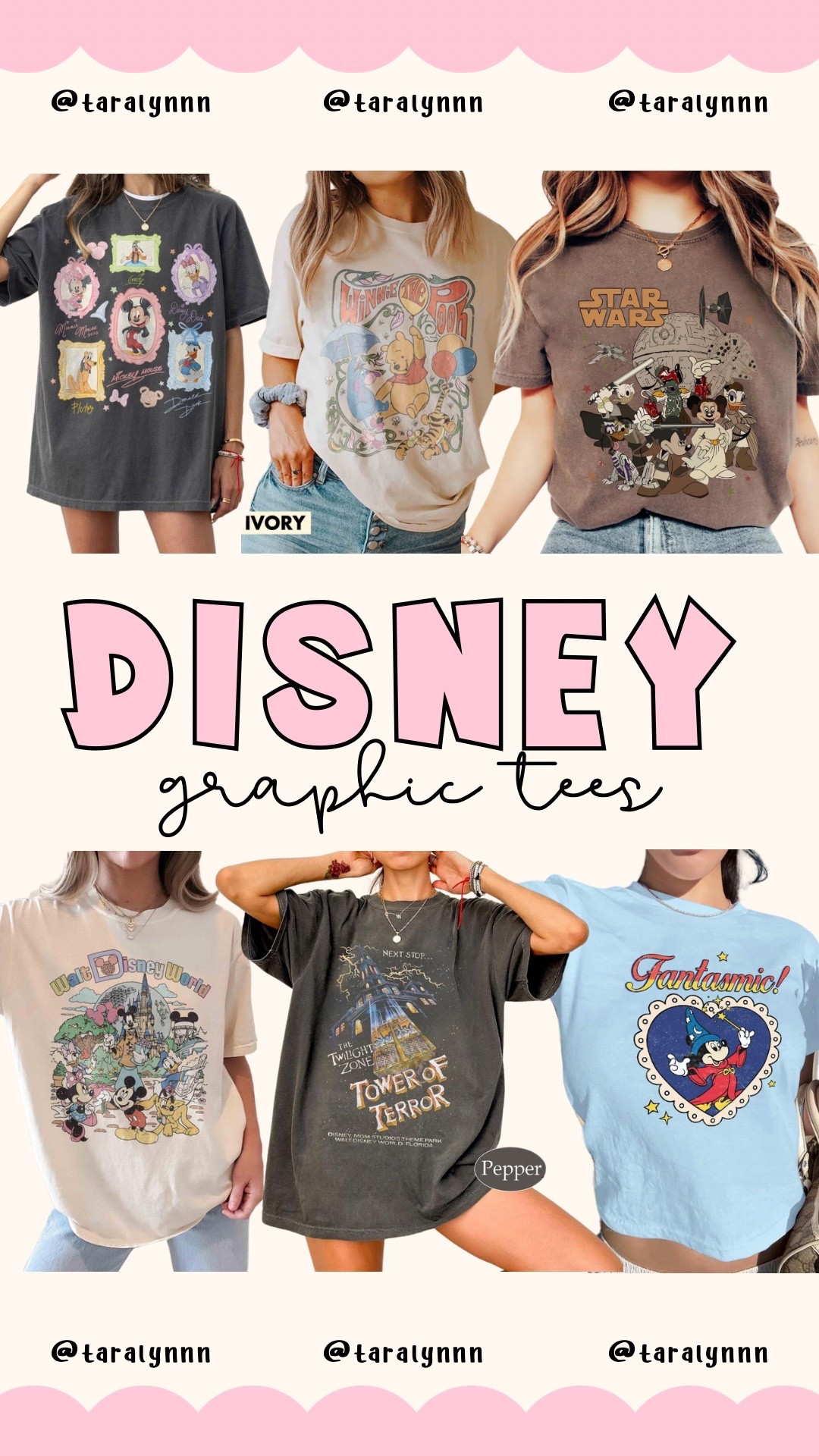 Disney Graphic Tees ✨ 

#disney #disneyland #disneyworld #minniemouse #mickeymouse #disneyvacation #disneyoutfit

#LTKTravel #LTKFamily #LTKStyleTip