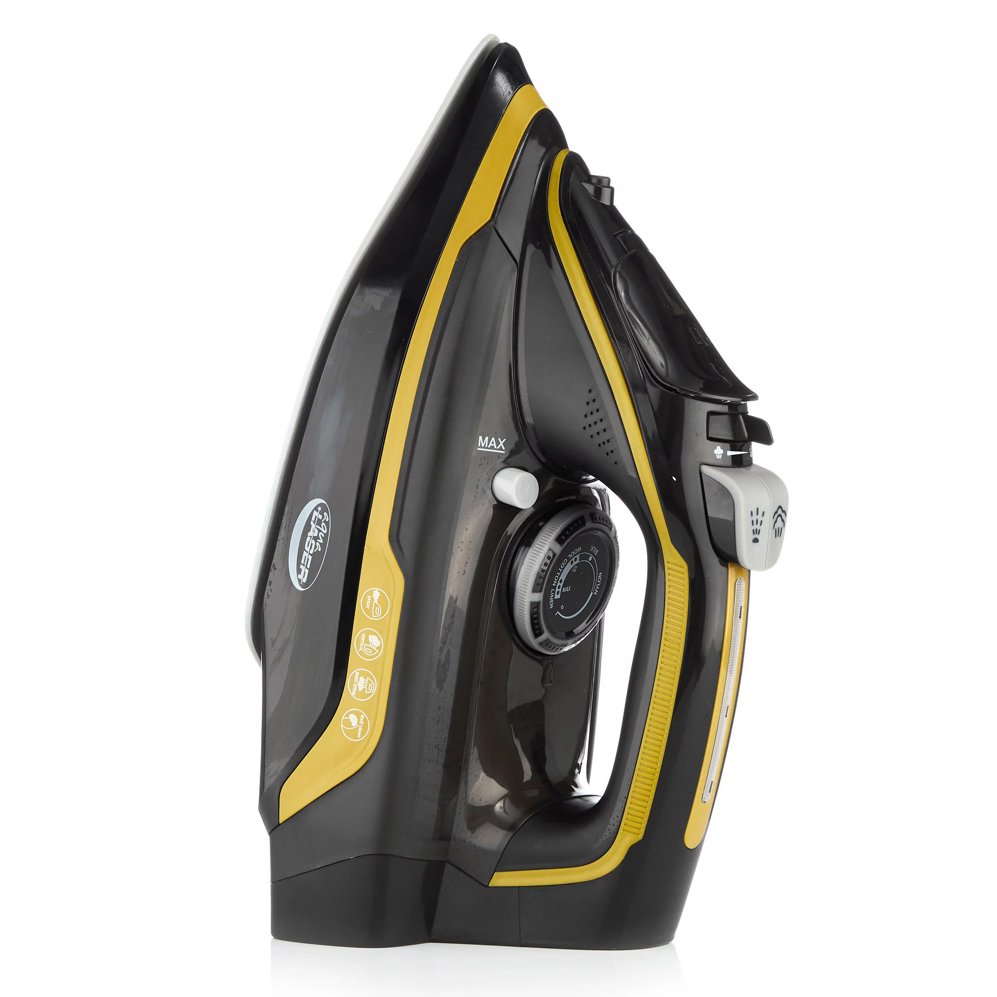 AQUA LASER Dampfb\u00fcgeleisen kabellos 2.200W f\u00fcr alle Stoffarten - QVC.de | QVC DE