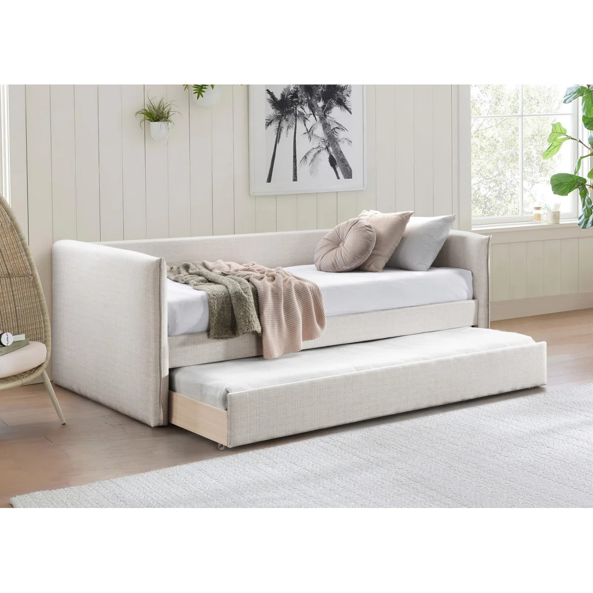 George Oliver Lissett Twin Daybed with Trundle & Reviews | Wayfair | Wayfair North America