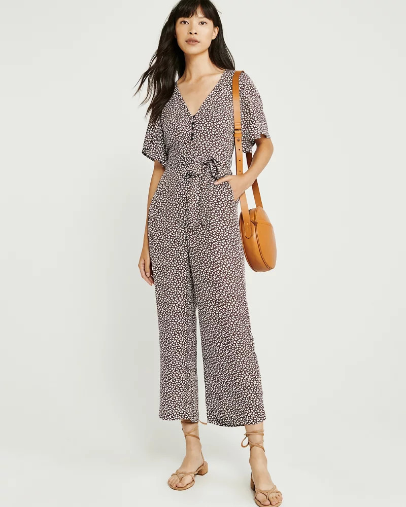 Angel-Sleeve Jumpsuit | Abercrombie & Fitch US & UK