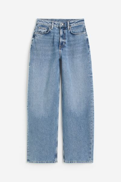 90's Baggy High Jeans - Light denim blue - DAMES | H&M NL | H&M (DE, AT, CH, NL, FI)