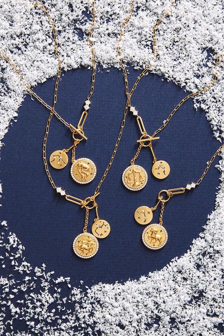 Gifts for her : zodiac necklace from Anthropologie. 

#necklace 
#christmas #holiday #giftguide #giftsforher #zodiac #stockingstuffer 
#anthrofaves #anthropologie

#LTKSeasonal #LTKunder100 #LTKHoliday