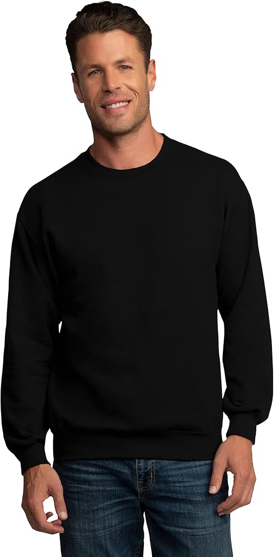 Fruit of the Loom Men's Moisture Wicking Eversoft Fleece Sweatshirt | Amazon (US)