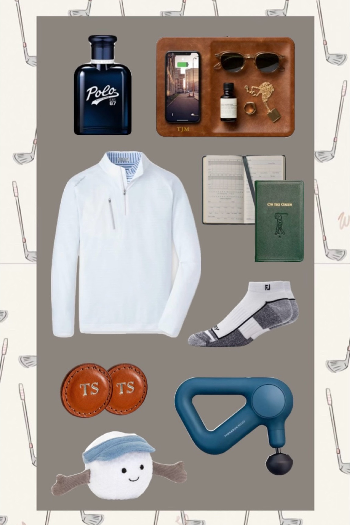 Valentine’s Day Gift Guide For Him!! #valentinesday #giftguide #forhim #golfer #golf #clothes #mensgifts #pullover #leather #bag #custom #massagegun #ballmarker #footjoy #polo67 #cologne #chargingpad #petermillar #oncloud #style #mensstyle #bf #dad #husband #boyfriend #LTKMens #LTKGiftGuide #LTKFindsUnder50

#LTKMens #LTKFindsUnder50 #LTKGiftGuide
