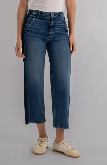 Ashton High Waist Crop Barrel Jeans | Nordstrom