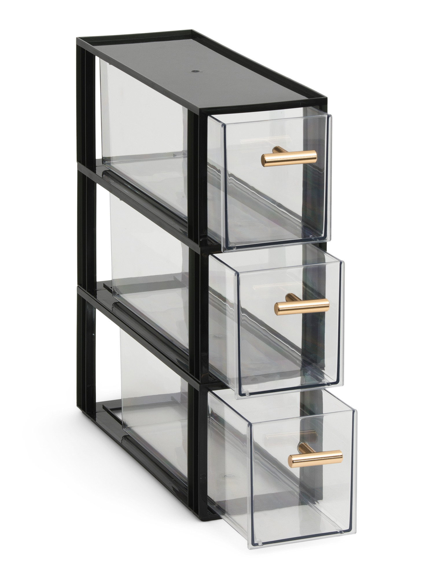 Set Of 3 Storage Drawers With Metal Knobs | TJ Maxx
