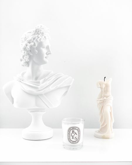 Current  bedroom candle setup. The Venus candle is from another company, but found an almost identical match on Etsy! 

Bust statue, venus de milo candle, diptyque baies candle, diptyque,  Nordstrom, home decor, spring Home, Amazon home, Amazon finds, neutral home  


#LTKhome #LTKFind #LTKunder50