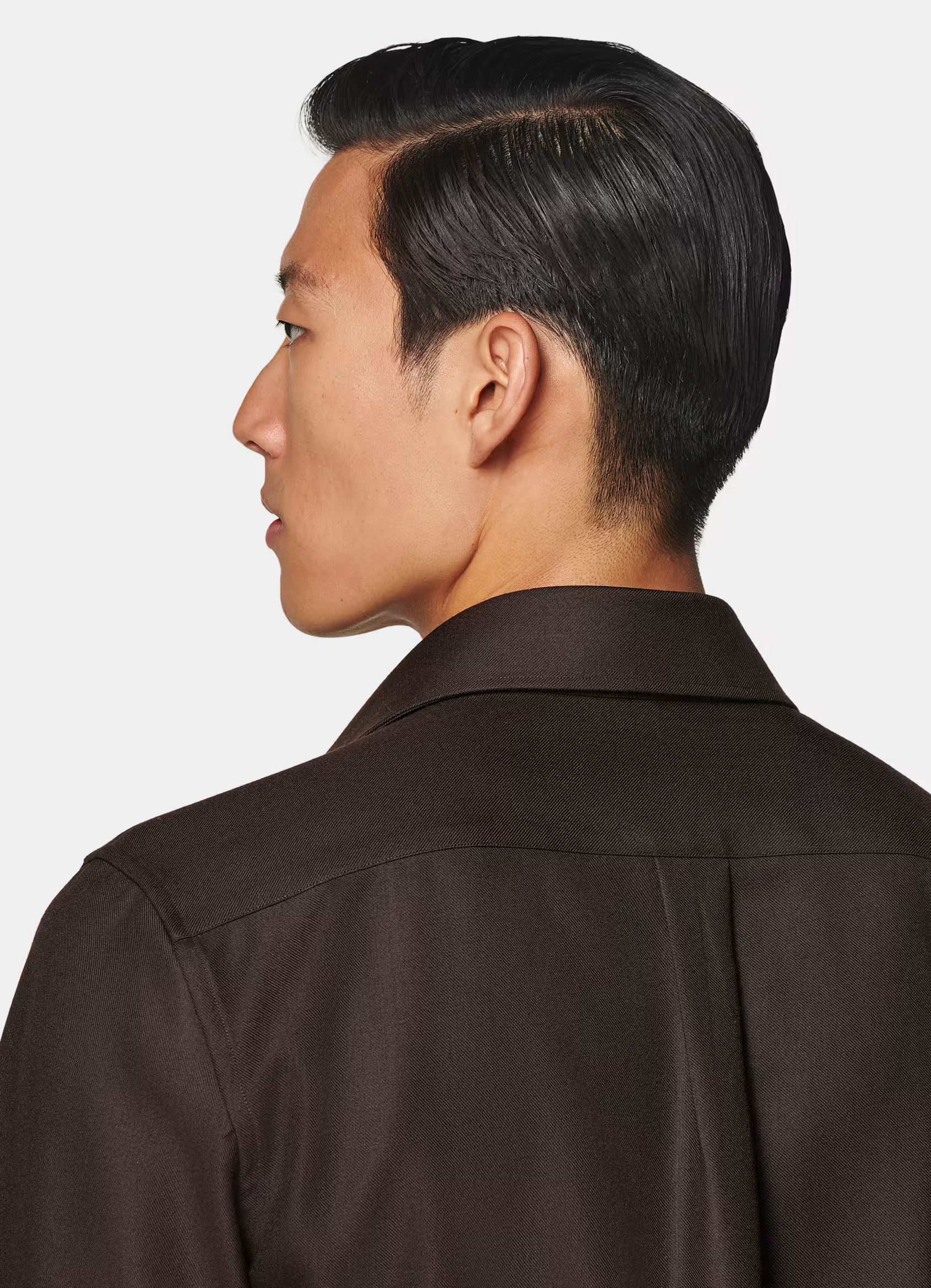 Dark Brown Wool Overshirt
                                            
                          ... | Suitsupply (US)