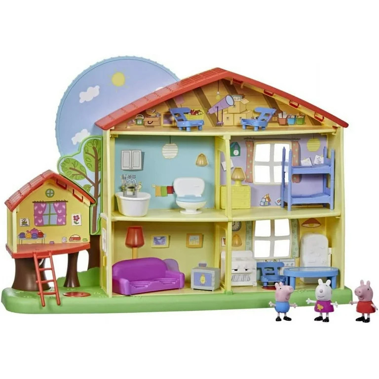 Peppa Pig Peppa’s Adventures Peppa's Playtime to Bedtime House Preschool Toy, Ages 3 and Up - W... | Walmart (US)