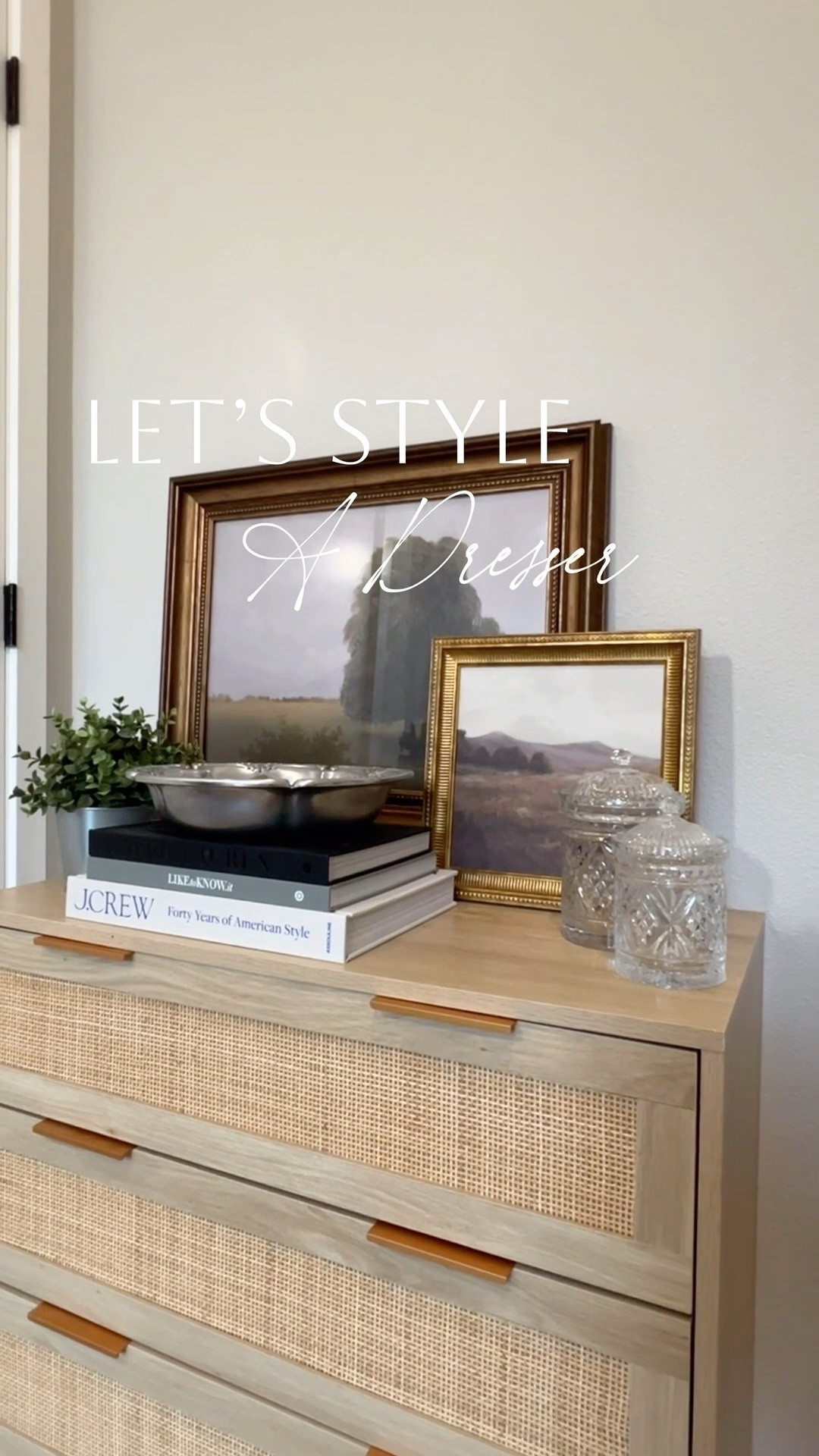 Let’s do a home refresh. The new year is a perfect time to revamp key spaces in your home.

Some of my favorites here, the silver serving bowl. Great as a catch all for jewelry and can also be used as an elevated piece when entertaining guests. The crystal etched  jars — come in a pack of three. Style together for a statement look, or use in different places for functional beauty. 

#wayfair #homestyle #bedroomstyling #dresserstyling #walldecor #homedecor #coffeetablebooks

#LTKHome #LTKFindsUnder100 #LTKGiftGuide