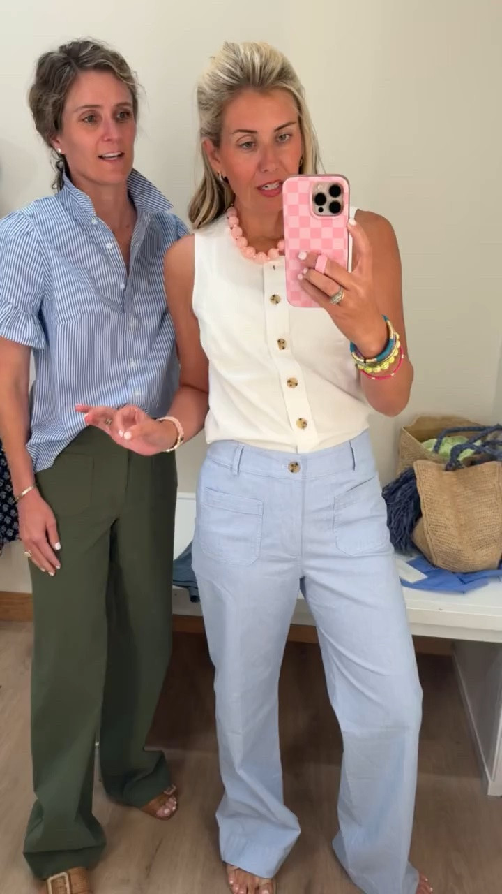 J.Crew Factory is winning!!!
Sweater - xs 
Pants - 0 petite
White top - xs
Pants - I’m in 26 (need 25 petite)
Sandals - 8 tts 

*code Catherine20 at Allie + Bess
*code mixandmatchmadness at Loopy

#LTKmomlife #LTKdayinmylife #LTKOver40